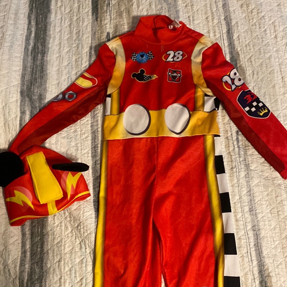 Mickey and the Roadster Racers costume with ears/helmet